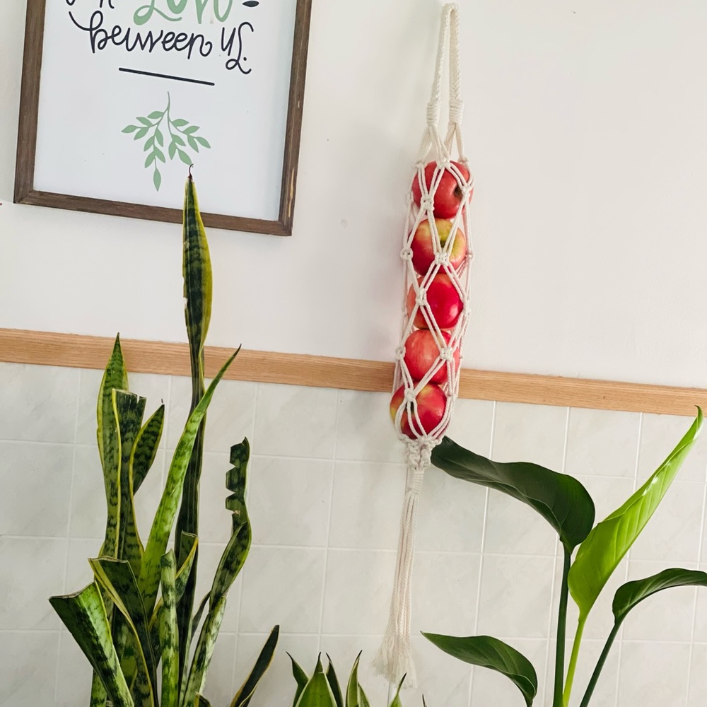 Handmade Macrame Fruit/Veggie Hanger